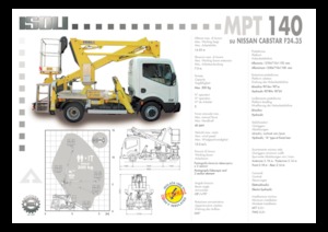 ट्रेलर माउंटेड आर्टिकुलेटिंग बूम लिफ्ट ISOLI MPT140