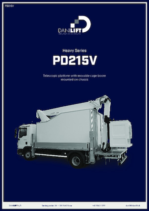 ट्रक माउंटेड आर्टिकुलेटिंग बूम लिफ्ट Danilift PD215V