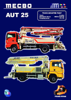 ट्रक-माउंटेड कंक्रीट पंप Mecbo AUT 25 RZ P4.65