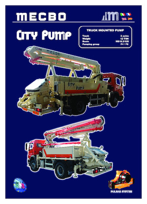 ट्रक-माउंटेड कंक्रीट पंप Mecbo City P6.90