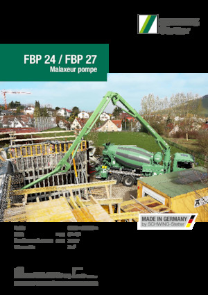 ट्रक-माउंटेड कंक्रीट पंप SCHWING-Stetter FBP 27