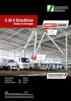 ट्रक-माउंटेड कंक्रीट पंप SCHWING-Stetter S 36 X DirectDrive