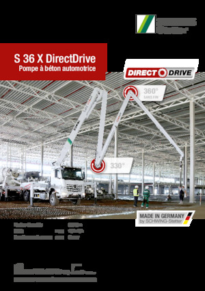 ट्रक-माउंटेड कंक्रीट पंप SCHWING-Stetter S 36 X DirectDrive
