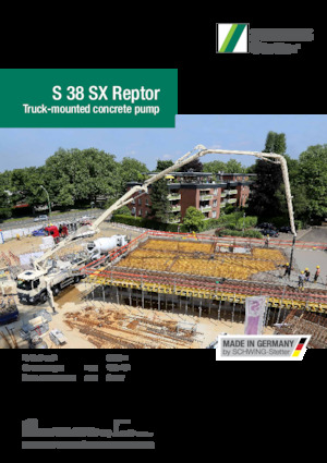 ट्रक-माउंटेड कंक्रीट पंप SCHWING-Stetter S 38 SX Reptor