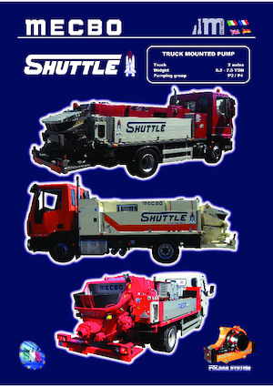 ट्रक-माउंटेड कंक्रीट पंप Mecbo Shuttle P4.65