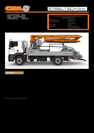 ट्रक-माउंटेड कंक्रीट पंप CIFA K24L