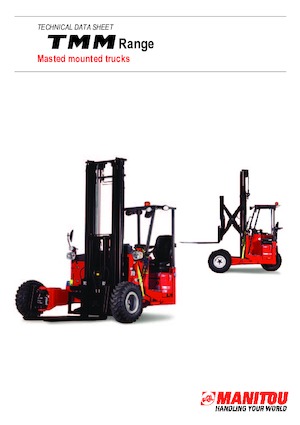 डीजल ट्रक माउंटेड फोर्कलिफ्ट Manitou TMM 25