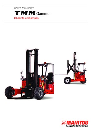 डीजल ट्रक माउंटेड फोर्कलिफ्ट Manitou TMM 25