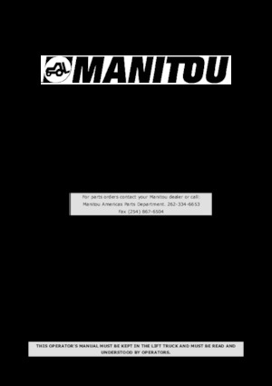 डीजल ट्रक माउंटेड फोर्कलिफ्ट Manitou TMT 55