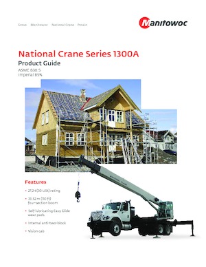 ट्रक-माउंटेड टेलीस्कोपिक क्रेन National Crane 1300A