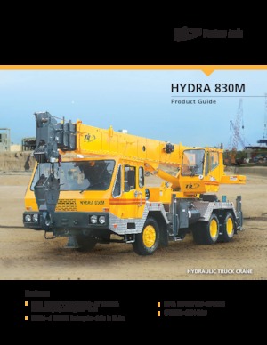 ट्रक-माउंटेड टेलीस्कोपिक क्रेन Til HYDRA 830M