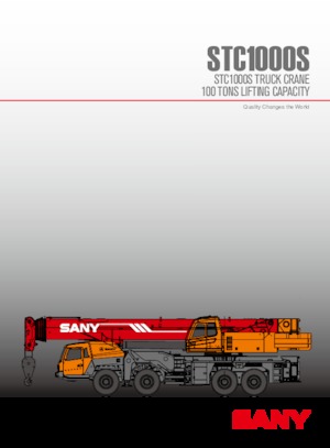 ट्रक-माउंटेड टेलीस्कोपिक क्रेन Sany STC1000S