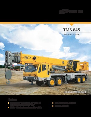 ट्रक-माउंटेड टेलीस्कोपिक क्रेन Til TMS 845