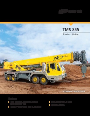 ट्रक-माउंटेड टेलीस्कोपिक क्रेन Til TMS 855