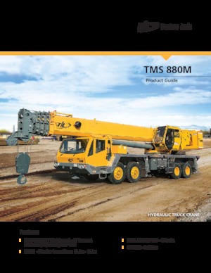 ट्रक-माउंटेड टेलीस्कोपिक क्रेन Til TMS 880M