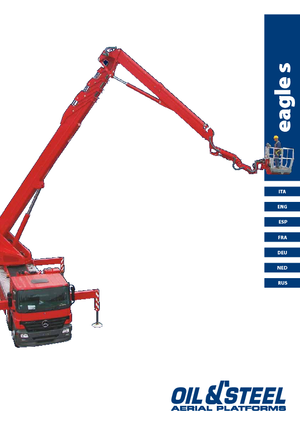 ट्रेलर माउंटेड आर्टिकुलेटिंग बूम लिफ्ट Oil & Steel Eagle S 3224