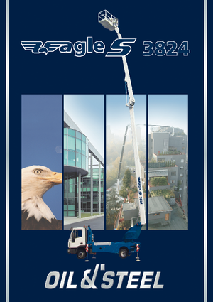 ट्रेलर माउंटेड आर्टिकुलेटिंग बूम लिफ्ट Oil & Steel Eagle S 3824