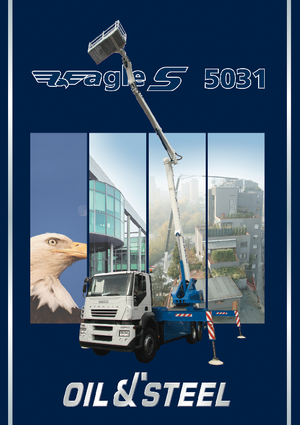 ट्रेलर माउंटेड आर्टिकुलेटिंग बूम लिफ्ट Oil & Steel Eagle S 5031