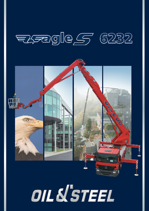 ट्रेलर माउंटेड आर्टिकुलेटिंग बूम लिफ्ट Oil & Steel Eagle S 6232