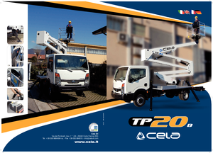 ट्रेलर माउंटेड आर्टिकुलेटिंग बूम लिफ्ट CELA TP20B