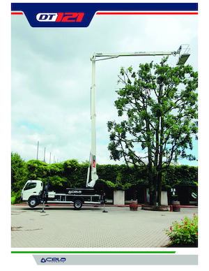ट्रक माउंटेड टेलीस्कोपिक बूम लिफ्ट CELA DT121