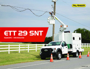 ट्रक माउंटेड टेलीस्कोपिक बूम लिफ्ट Palfinger ETT 29 SNT