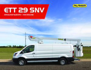 ट्रक माउंटेड टेलीस्कोपिक बूम लिफ्ट Palfinger ETT 29 SNV