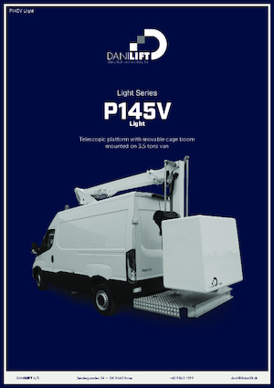 ट्रक माउंटेड टेलीस्कोपिक बूम लिफ्ट Danilift P145V Light