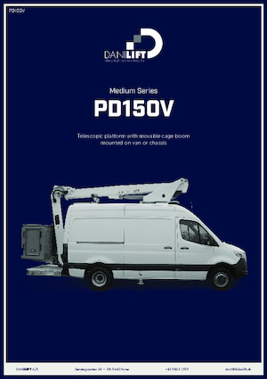 ट्रक माउंटेड टेलीस्कोपिक बूम लिफ्ट Danilift PD150V