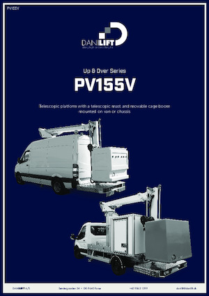 ट्रक माउंटेड टेलीस्कोपिक बूम लिफ्ट Danilift PV155V