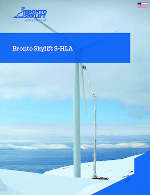 ट्रक माउंटेड टेलीस्कोपिक बूम लिफ्ट Bronto Skylift S341HLA