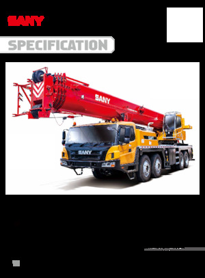 ट्रक-माउंटेड टेलीस्कोपिक क्रेन Sany STC800C5