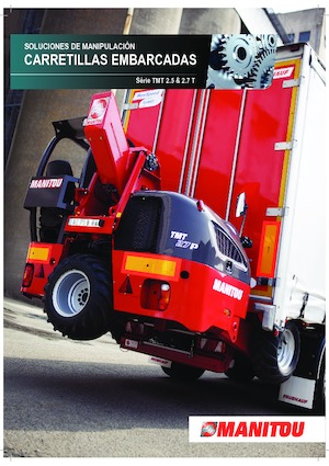 टेलीस्कोपिक ट्रक माउंटेड फोर्कलिफ्ट Manitou TMT 25 P