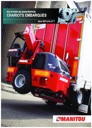 टेलीस्कोपिक ट्रक माउंटेड फोर्कलिफ्ट Manitou TMT 25 P
