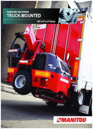 टेलीस्कोपिक ट्रक माउंटेड फोर्कलिफ्ट Manitou TMT 25 S 4W