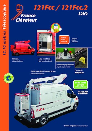 ट्रक माउंटेड टेलीस्कोपिक बूम लिफ्ट France Elévateur 121 FCC