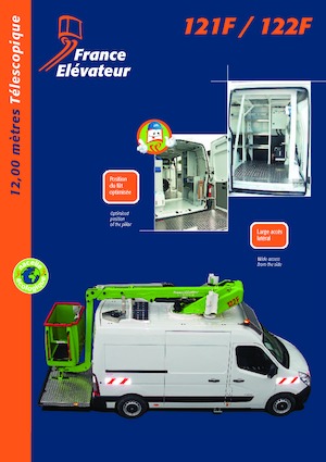 ट्रक माउंटेड टेलीस्कोपिक बूम लिफ्ट France Elévateur 121 F