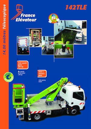 ट्रक माउंटेड टेलीस्कोपिक बूम लिफ्ट France Elévateur 142 TLE
