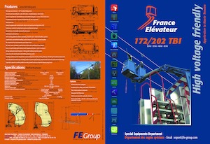 ट्रक माउंटेड टेलीस्कोपिक बूम लिफ्ट France Elévateur 172 TBI
