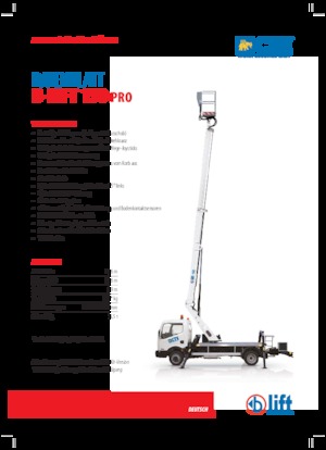 ट्रक माउंटेड टेलीस्कोपिक बूम लिफ्ट CTE B-Lift 150 Pro