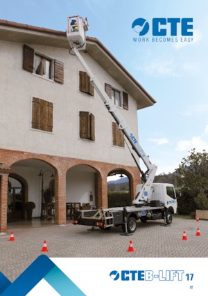 ट्रक माउंटेड टेलीस्कोपिक बूम लिफ्ट CTE B-Lift 17 E