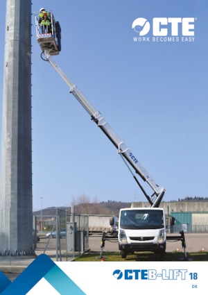 ट्रक माउंटेड टेलीस्कोपिक बूम लिफ्ट CTE B-Lift 18