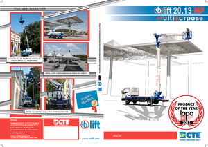 ट्रक माउंटेड टेलीस्कोपिक बूम लिफ्ट CTE B-Lift 20.13 MP