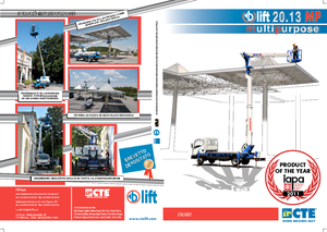 ट्रक माउंटेड टेलीस्कोपिक बूम लिफ्ट CTE B-Lift 20.13 MP