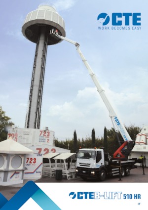 ट्रक माउंटेड टेलीस्कोपिक बूम लिफ्ट CTE B-Lift 510 HR