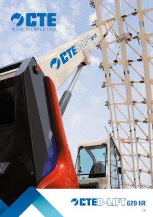 ट्रक माउंटेड टेलीस्कोपिक बूम लिफ्ट CTE B-Lift 620 HR