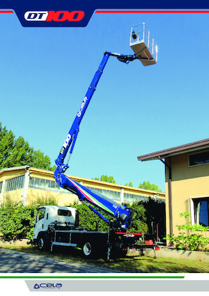 ट्रक माउंटेड टेलीस्कोपिक बूम लिफ्ट CELA DT100