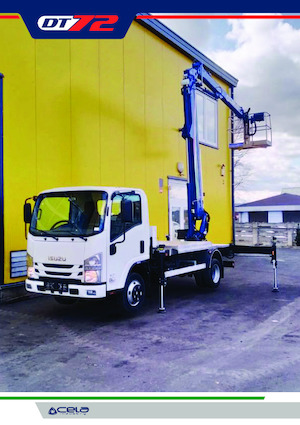 ट्रक माउंटेड टेलीस्कोपिक बूम लिफ्ट CELA DT72