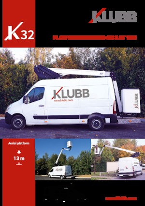 ट्रक माउंटेड टेलीस्कोपिक बूम लिफ्ट Klubb K32