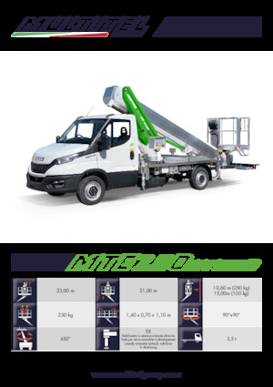 ट्रक माउंटेड टेलीस्कोपिक बूम लिफ्ट Multitel MTE 230 HYBRID